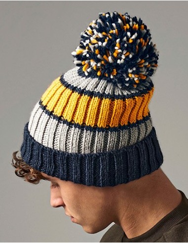 B-B392-Hygge Striped Beanie